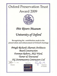 Pitt Rivers Museum certificate