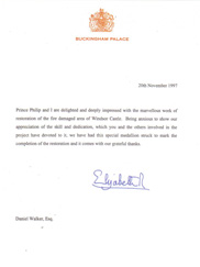 Buckingham Palace letter